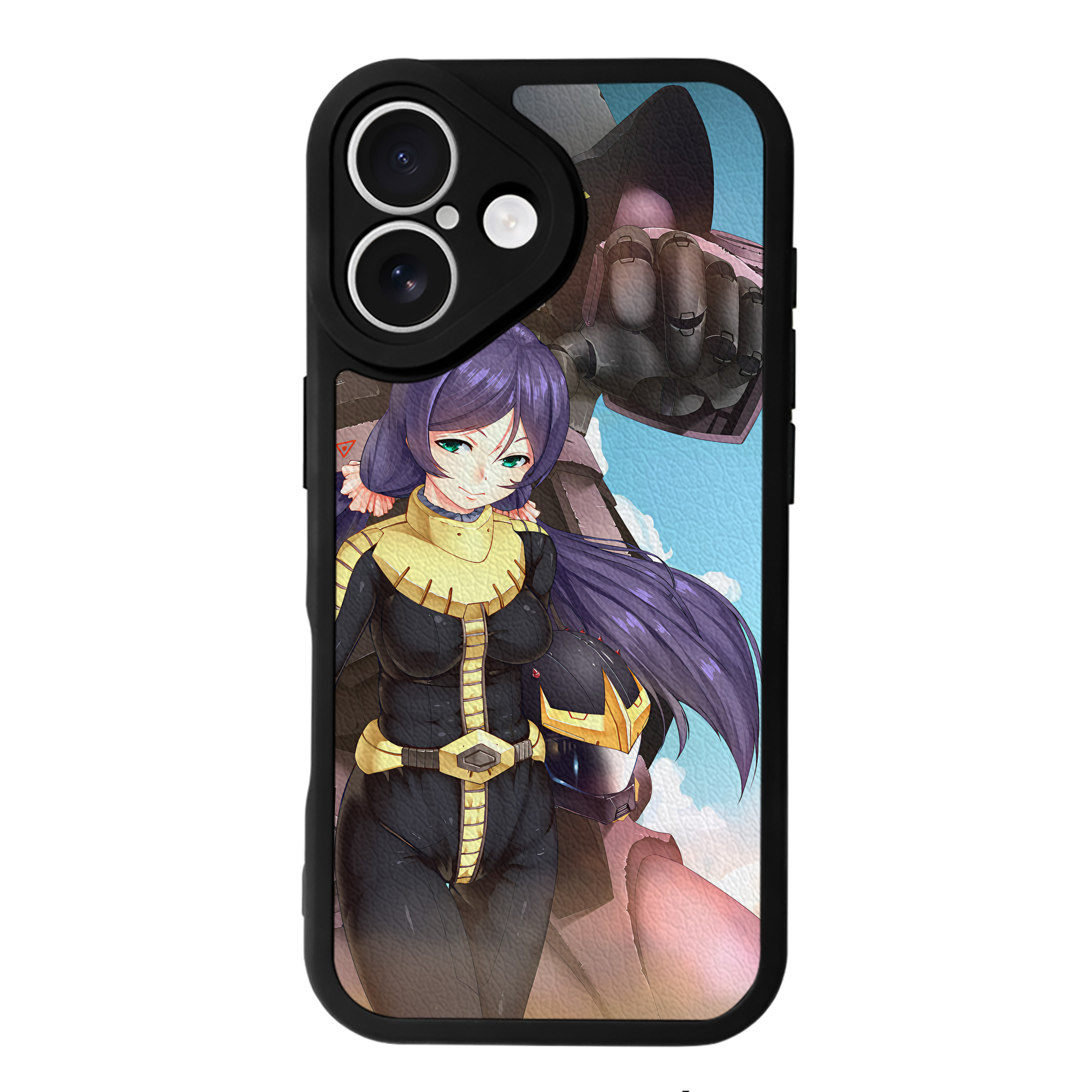 （画像用） 機動戦士ガンダム Mobile Suit Gundam 【iPhone 16シリーズ対応】シリコンスマホケース（レザー調） 材質：シリコン